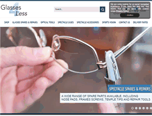 Tablet Screenshot of glasses4less.net